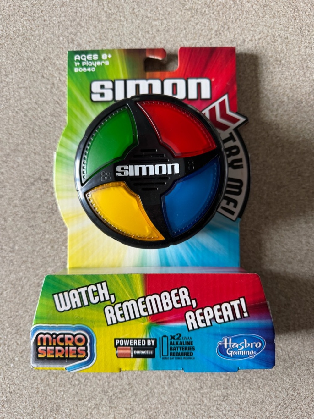 Hasbro Simon Swipe Electronic Memory Game - Green, Red, Yellow, Blue